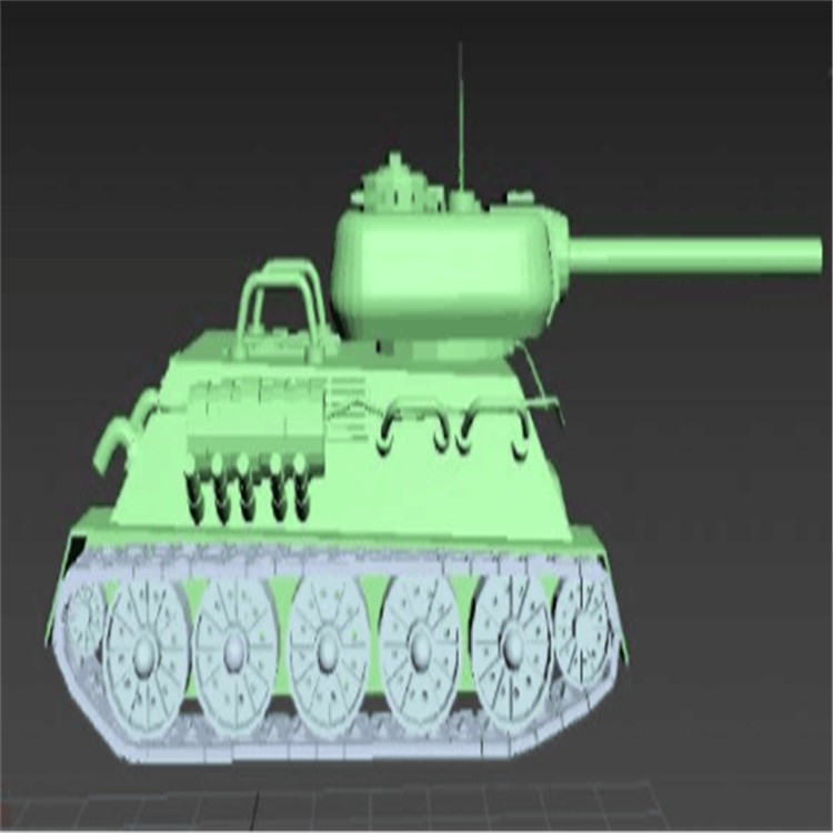 布尔津充气军用坦克模型